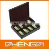 Hot!!! Customized Made-in-China 8 Comparment Personlized Size Logo Tea Gift Box (ZDW13-T023) thumbnail-1