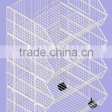Foldable 4 Tier Display Basket