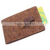 Boshiho Brown Cork Men Credit Card Wallet thumbnail-5