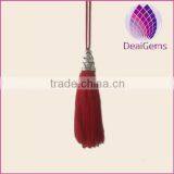 Wholesale high quality handmade cotton red tassel