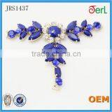 Crystal With Pearl Lady Flat Shoe Buckle and Removable Clips