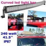 Curved 240w Jeep Car Led Night Light 42 Inch ce Rohs Led Light Bar