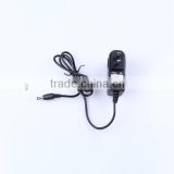 12V 1A EU Switching Power Adapter With 5.5*2.1mm/2.5mm DC Cord