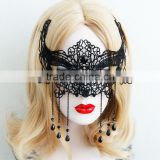 MYLOVE Factory direct supply lace colorful halloween party mask with crystal MLMJ52