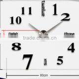 Excellent Luxury DIY 3D Wall Clock Mirror Stickers Watch! thumbnail-3