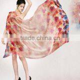 Custom Digital Print 100% Silk Gauze Scarf thumbnail-3