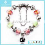 European Fashion Red Glass Bead Sea Star LOVE Alphabet Charms Bracelet Wholesale 2015 thumbnail-2