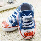 China Wholesale Korean Style Child Non-slip Baby Canvas Shoes thumbnail-3
