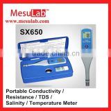 Water quality test meter Pen type Conductivity / Resistance / TDS / Salinity / Temperature Meter