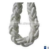 8 Strand White Color Nylon/polyamide Mooring Rope