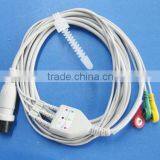 One-Piece 3-lead Patient Monitor ECG Cable thumbnail-1
