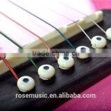 Colorful 40 Inch Beginner Cut-away Acoustic Guitar CARAVAN MUSIC HS4018 thumbnail-5