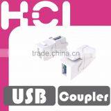 USB 2.0 A to A Inline USB Coupler 90Degree thumbnail-1