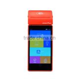 EMV and PCI all in one android handheld touch screen pos terminal