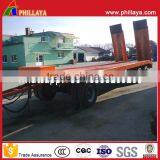 3 Axles 4 Axles Full Type Lowbed Truck Drawbar Flatbed Trailer For Sale thumbnail-6