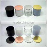 Plating Copper Glass Candle Jars Votive Candle Holders With Lids thumbnail-2