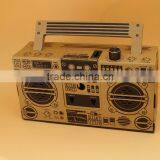 New Arrival DIY Folding Paper Book Box Speaker, Ratro Carton Design Unit Box Radio Speaker For Wholesale thumbnail-3