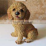 Artificial Funny Resin Poodle Dog Statues for Sale