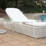 New Style Sunbed / PE Rattan Sun Lounger and Table