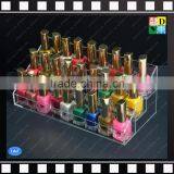 Customized Cosmetic Nail Polish Bottle Rack Clear Acrylic Nail Polish Display Stand thumbnail-2