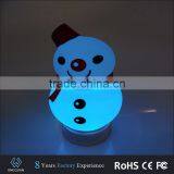 WQ-S6012 Silicone Bluetooth Speaker LED Light Rechargable Lamp Kids thumbnail-4