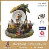 4.5 Inch Resinic Religious Items Home Functionality Decoration Holy Family Statue Rotatable Music Box thumbnail-3