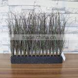Antumn Color Plastic Grass With New Design Base thumbnail-3