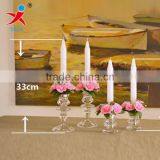 Heat Resistan Transparent Glass Candle Holders thumbnail-1