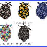 Baby Cotton Designs Fancy Smocked Bubble Rompers Jumpsuits Vintage Ruffle Baby Girl Romper thumbnail-6