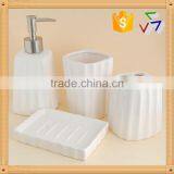 White Ceramic Toilet Accessory thumbnail-1