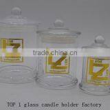 Transparent Glass Honey Jars thumbnail-4