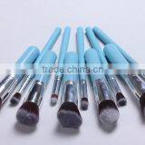 Wholesale 10pcs Makeup Brush Kabuki Brush With Wood Handle High Grade Slim Synthetic Hair thumbnail-2