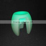 Newly Solar Powered System Lighting Colorful Plastic LED Stool With 16 Colors Change by Remote Control thumbnail-1