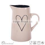 Hot Selling Delicate Handpainting Stoneware Houseware Ceramic Pitcher thumbnail-3