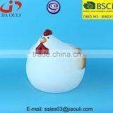 New EASTER Decorations Ceramic Easter Chicken Figurines, Chicken Shaped Pot thumbnail-2