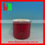 Red Round Enamel Garden Pot thumbnail-1