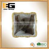 Square Linght Brown Large Plastic Flower Basket Garden Pots thumbnail-4