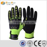 mechanical gloves EVA on the palm TPR on the back nitrile coated gloves
