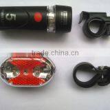 Multi-functional 5 Super Bright White Led Bike Light Set