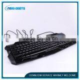 3-color LED Gaming Keyboard,Colorful LED Illuminated Backlight Usb Gaming Keyboard thumbnail-1
