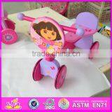 2015 Christmas Gift Kids Ride on Car Wholesale,Lovely Children Wooden Ride on Toy Car,Cute Wooden Baby Tricycle Car Toy W16A010 thumbnail-4