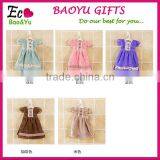 Best Quality Princess Dress Printed Kids Small Airline Hand Towels For Children Microfiber Hand Towel thumbnail-1