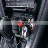 2 Sockets Car Charger Cigarette Lighter Adapter With USB for IPhone , Tablet thumbnail-2