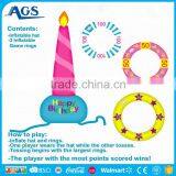 Amusing Animal and Ring Game Play Inflatable Toy thumbnail-5