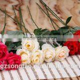 Hot Sale in China Artificial Flower Decor Wedding Artificial Chinese Rose Flower Fake Decoration Flower Decoration thumbnail-1