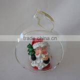 Crystal Balls Dollarma One Dollar Cheapest XMS Christamas Bear Deer Santa SnowFlake Glass 156049-15054 thumbnail-4