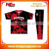 Hongen apparel China baseball jerseys design personalized baseball uniform best baseball jersey wholesale