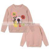 Soft Cotton Fleece Pink Printed Graphic Flowers Betty Hoodies Sweatshirts Sweater Designs for Kids Childern Wear HSs5142 thumbnail-1