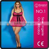 Big Size Fancy Lace Panty Bra Set Hot Sexy Girls See Through Underwear thumbnail-1