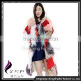CX-G-A-58 Patchwork Mongolia Tibetan Lamb Fur Winter Fur Coat thumbnail-2